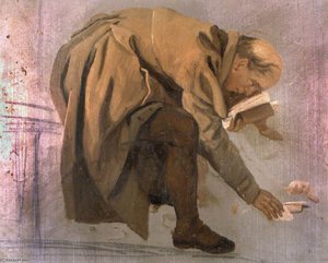 Client In Court Securing His Papers — George Harvey