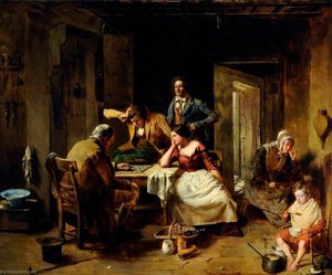 A Game Of Draughts — Thomas Faed