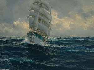 Grosses Segelschiff