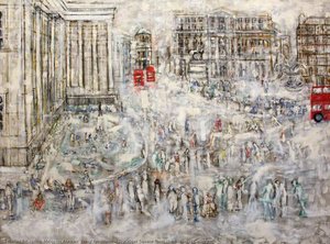 Trafalgar Square From The National Gallery — Malcolm Alastair Percy Ferguson