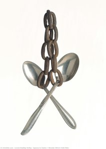 Spoons In Chains (i Wonder Which Child Didn — Lonnie Holley, Assemblage Sculpture
