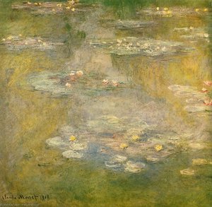 Water-lilies (38) — Claude Monet, Impressionism