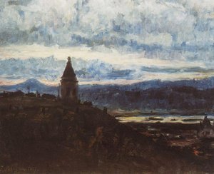 View Of Krasnoyarsk — Vasily Ivanovich Surikov