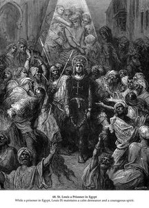St. Louis A Prisoner In Egypt — Paul Gustave Doré, Romanticism