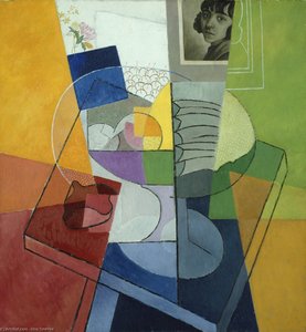 Still Life. Centrifugal Expansion Of Colors. — Gino Severini, Synthetic Cubism