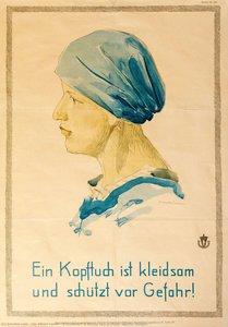 A Headscarf Is Dressy And Protects Against Danger! — Ole Albert Lamm, Contemporary Realism