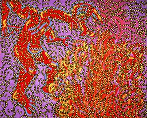 Moses And The Burning Bush — Keith Haring, Pop Art