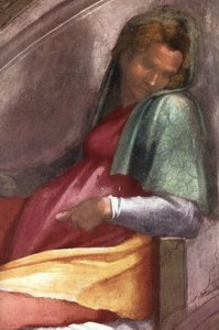 Rehovam - Abija (detalj) — Mihailo Anđelo
