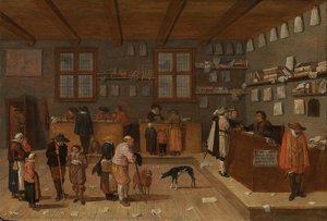 The Lawyer"s Office, Pieter de Bloot, 1628