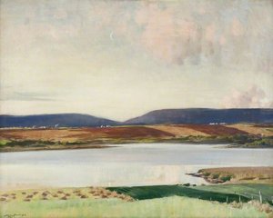Evening On The Loch — Stanley Cursiter