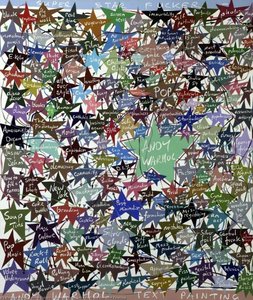 Super Star Fucker, Andy Warhol Text Painting — Peter Maxwell Davies, Pop Art