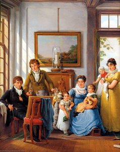 Hendrik Weymans And His Family Sun — Abraham Van Strij