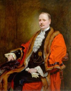 The Right Honourable Arthur Munro Sutherland (1867–1953), Jp, Lord Mayor Of Newcastle Upon Tyne (1918–1919) — John Hodgson Campbell