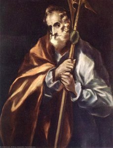 Apostle St Thaddeus (jude) — El Greco, Baroque