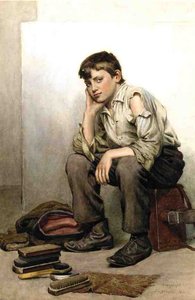 Shoe Shine Boy — John George Brown