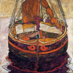 Trieste Fishing Boat — Egon Schiele, Expressionism