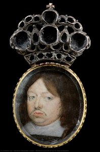 Miniature Portrait Of Karl X, King Of Sweden — Abraham Alexander Cooper