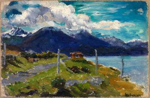 Mount Olivia And Five Brothers, Beagle Channel, Harbor Of Ushuaia — Frank Wilbert Stokes