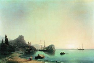 Italian Landscape — Ivan Konstantinovich Aivazovsky