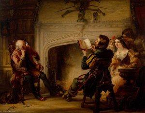 An Early Reading Of Shakespeare — Solomon Alexander Hart