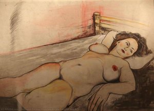 Gabriele on the bamboo bed 3