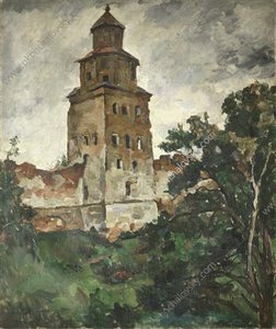 Novgorod. Kukui Tower. — Pyotr Konchalovsky