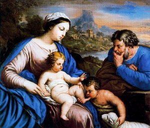 Holy Family With St. John — Luca Giordano