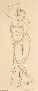 Standing Female Nude