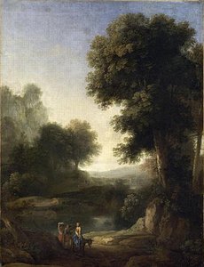 PAYSAGE AVEC FIGURES