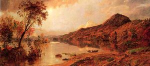 Autumn By The Lake — Jasper Francis Cropsey, Hudson River School