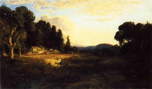 Early Morning On The Farm — William Keith