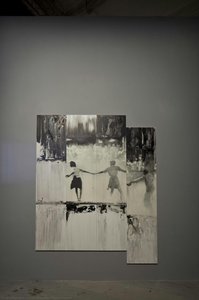 Three Figures — Lorna Simpson, Abstract Expressionism