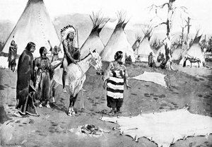 His Death Song — Frederic Remington