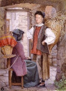 Down from the Mountains, Cradle and Gerlo (basket), Antrona Piana, Piedmont