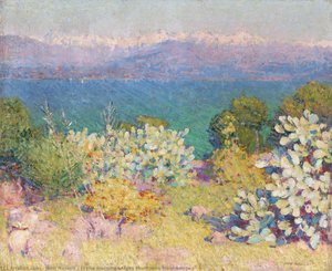 In the morning, Alpes Maritimes from Antibes