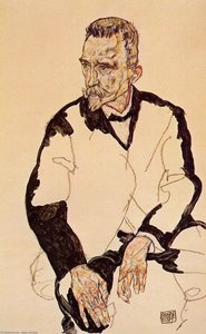 Portrait Of Heinrich Benesch — Egon Schiele, Expressionism