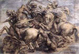 La Batalla De Anghiari — Leonardo Da Vinci, High Renaissance