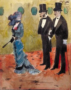 At The Theater — Jean Louis Forain