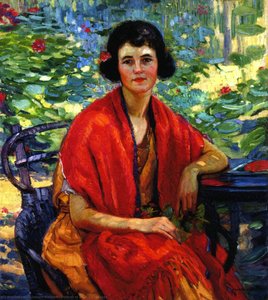 Portrait Of Edee-lou Frazee — Joseph Kleitsch, Impressionism