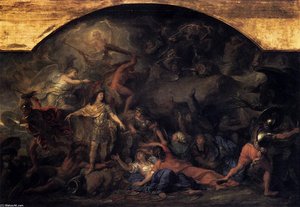 The Conquest Of Franche-comté — Charles Le Brun, Baroque