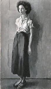 Girl in White Blouse
