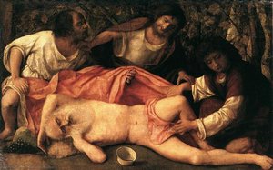 Drunkenness Of Noah — Giovanni Bellini