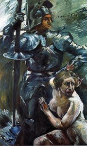 Beneath The Shield Of Arms — Lovis Corinth