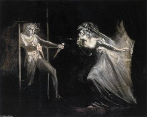 Lady Macbeth With The Daggers — Johann Heinrich Füssli, Romanticism