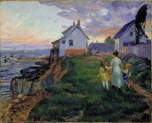 Evening, Rocky Neck — John French Sloan