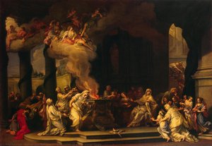 Dedication Of A New Vestal Virgin — Alessandro Marchesini, Baroque