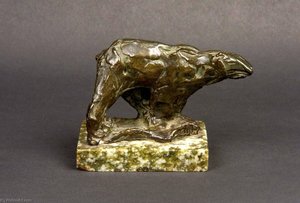 Polar Bear Standing — Albert Laessle
