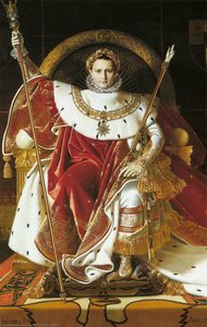 Napoleon I On The Imperial Throne — Jean-auguste-dominique Ingres, Neoclassical Precision
