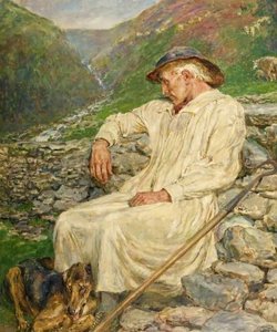 Michael And The Unfinished Sheepfold — Briton Rivière
