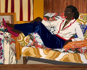 Portrait Of Mnonja — Mickalene Thomas
